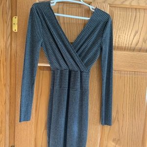 Grey L’ATISTE Fitted Size Medium Dress